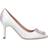 Manolo Blahnik Hangisi 70 Satin - White