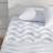 SLEEP ZONE Cooling Premium Protector Mattress Cover White, Grey (43.5x32.8cm)