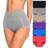 Misswho High Waisted Soft Womens Underwear Breathable Panties 6-pack