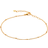 Monica Vinader Fine Beaded Chain Bracelet - Gold