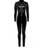 LoveHoney Fierce Wet Look Zip-Around Catsuit