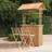 vidaXL 3 Piece Bamboo Brown Outdoor Bar Set, 1 Table incl. 2 Chairs