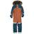 Didriksons Bjärven Kid's Coverall - Acorn Brown (504579-524)