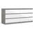 Tvilum Naia Wide White High Gloss Chest of Drawer 153.8x70.1cm