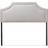 Baxton Studio Full Avignon Modern Grayish Headboard