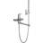 Pulse ShowerSpas 3030-Wmtf Mounted Tub Filler Silver, Grey