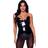 Leg Avenue Vinyl Bodysuit Medium Black in stock