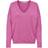 Only V-Neck Knitted Sweater - Rosa/Strawberry Moon