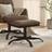 vidaXL 60x60x39 stof Fodskammel