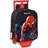 Mochila Con Carro 805 Spider-Man Hero Negro 22 x 27 x 10 cm