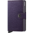 Secrid Mini Leather Wallet - Purple