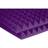 Auralex Studiofoam Pyramid Purple 61x61x5cm panneau d&apos absorption violet (lot de 12)