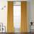 Exclusive Fabrics & Furnishings Half Price Drapes Heritage Plush Velvet Curtains 50 x 96 1 Panel Aztec Gold