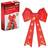 The Christmas Workshop Fabric Bow Decoration 10cm