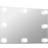vidaXL LED Lighting Väggspegel 60x40cm
