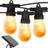 Brightech Edison Flickering Flame String Light 12 Lamps