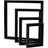 Artino Hover Frame Mat Black 18X24cm