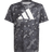adidas Unisex Kids Allover Print Tee - White/Grey Five/Carbon/Black