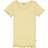 Wheat Rib Lace S/S T-shirt - Yellow Dream (0051h-007-5106)