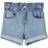 Name It Nkfbella Slim Hw DNM Shorts - Light Blue Denim