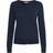 Fransa Langærmet Cardigan, Dark Peacoat