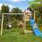 Jungle Gym Play Tower Complete Lodge Incl Swing Module X'tra Excl Roller Coaster