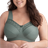 Miss Mary Broderie Anglais Non-Wired Bra - Green