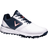 Callaway (UK 10.5, White/Navy/Red) Golf Mens 2022 M596 LS Chev Spiked Leather Waterproof Golf Shoes