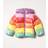 Stella McCartney Baby Multicolor Rainbow Striped Puffer Jacket 999Mc Multi 12M