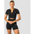 ICANIWILL Ribbed Define Seamless Cropped T-shirt-Black-XS