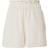 JDY High Waist Regular Fit Paperbag Shorts - Beige