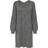 JdY elanora L/S V-neck Dress - Dark Grey Melange