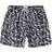 Calvin Klein Boy's Logo Swim Short - Monogram Black