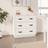 vidaXL White 80 x 40 x 75 cm Sideboard