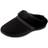 Isotoner Microsuede Mallory Hoodback Slipper - Black