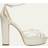 Jimmy Choo Isra Leather Platform Sandals - Beige
