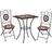 vidaXL Zosma Square Shaped Bistro Set