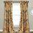 Lush Decor Devonia Allover Light Filtering Window Curtain Panel Pair 52 W x 95 L Yellow Blue 132.08x241.3cm