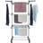 Bigzzia Clothes Drying Rack Folding Clothes Rail 3 Tier (Grey) Grey 29.92 In. W X 66.54 In. H X 19.29 In. D