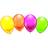 UV Floor Latex Balloons Neon 100-pack