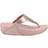 Fitflop Lulu Leather Toe-Post - Rose Gold