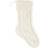 PartyDeco Decorative stocking, off-white, 15.5x34cm Julesok