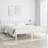 vidaXL Without Mattress White Sängram