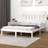 vidaXL Bed Frame White Super