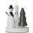 Star Trading Joy Snowman White Decoration 21cm