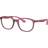 Ray-Ban Child Rb1619 Kids Red On Pink Clear Lenses Polarized 47-16