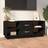 vidaXL Black Solid Wood Pine Cabinet 100 x 34 x 40 cm TV Bench