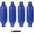 vidaXL Boat Fender 4 Pcs Blue 41 x 11.5 cm