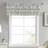 Laura Ashley Cotton Pole Top Valance Window Treatment 50 x 18