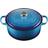 Le Creuset Azure Signature Cast Iron Round med låg